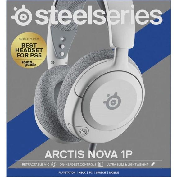 Ігрова гарнітура SteelSeries Arctis Nova 1P White MultiPlatform | Зображення 7