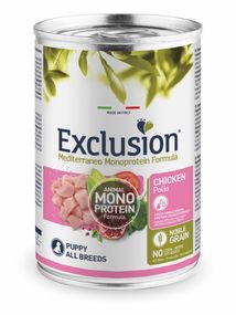 Корм Exclusion Puppy Chicken Wet вологий з куркою для цуценят 400 гр