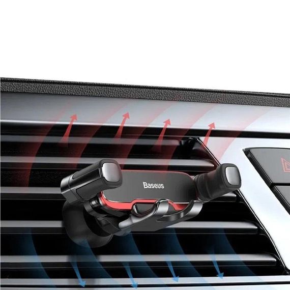 Автодержатель Baseus Mr Hui Gravity Car Mount (SUYL-HU0) Black | Зображення 4