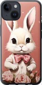 Чохол на iPhone 14 Зайчик із силікону FCh_005590