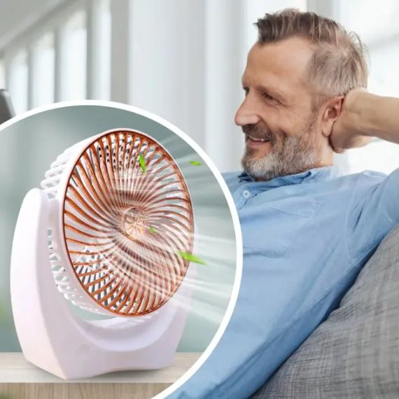 Портативный вентилятор настольный мини ручной Portable Fan AND LY-853 | Зображення 2