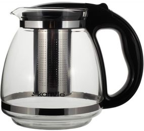 Чайник скляний заварювальний Kamille 1500мл зі знімним ситечком (0780l)