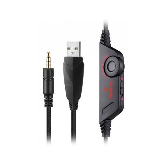 Навушники REAL-EL GDX-7650 Black-Red | Зображення 8