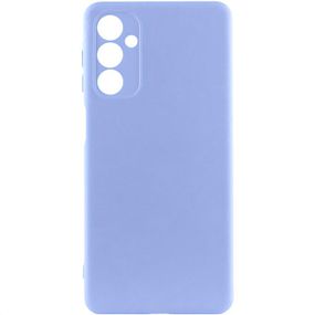 Чохол TPU GETMAN Liquid Silk Full Camera для Samsung Galaxy A12 Бузковий / Light purple