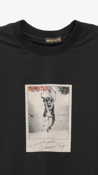 Футболка з принтом чоловіча GENUA G01222-0012 2XL Чорний shop (2000999391095) | Зображення 1