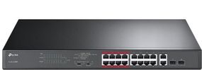 Коммутатор TP-LINK TL-SL1218MP 16x1FE/PoE+ 192W 2xGE 2xcomboGE/SFP 19&quot; 1U (TL-SL1218MP)