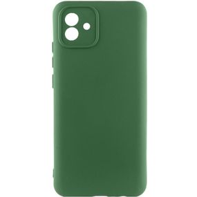 Чехол Silicone Cover Lakshmi Full Camera (A) для Samsung Galaxy A04 Full camera, Зеленый / Dark Green