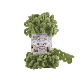 Пряжа Alize Puffy 485 ализе пуффи плюшевая