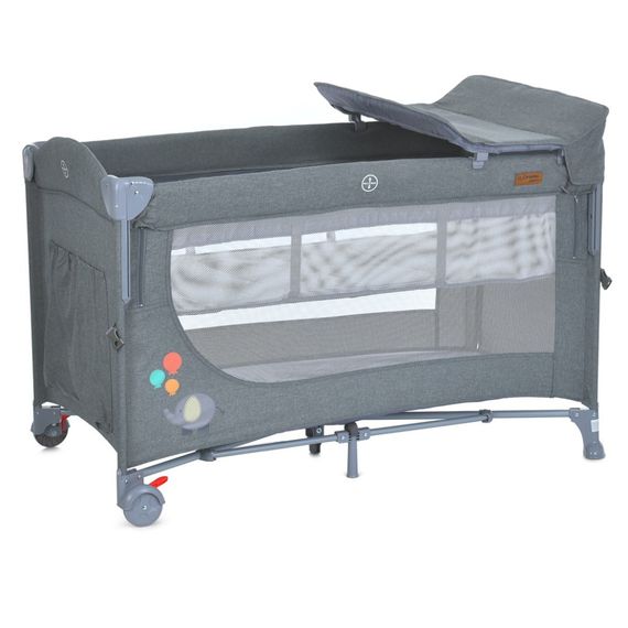 Кроватка-манеж 2 в 1 UNITY+ ME 1098 Gray, до 13 кг