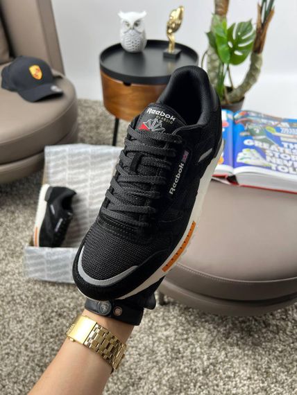 Чоловічі кросівки R-eebok Classic New Black White ©️ 44 28 см | Зображення 3