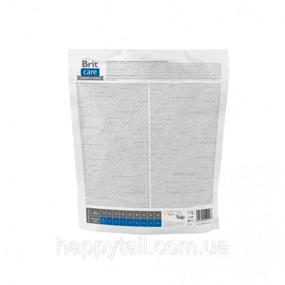 Гипоаллергенный корм Brit Care Dog Hypoallergenic Adult Large Breed (ягненок и рис), 1 кг | Зображення 7