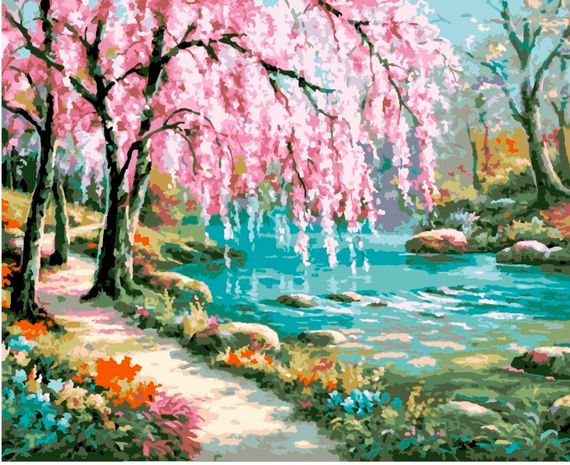 Волшебное дерево у реки