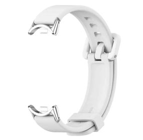 Силиконовый ремешок Mijobs для фитнес-браслета Xiaomi Smart Band 10 - White
