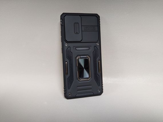 Чохол Samsung S21 ultra 5G  Протиударний Camera Slide Ring NEW чорний | Зображення 1