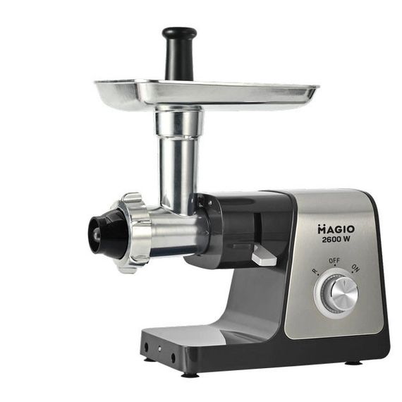 М'ясорубка електрична Magio MG-262, м'ясорубка для томатів, електром'ясорубка соковитискач HE-609 для томатів | Зображення 7