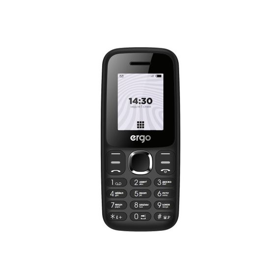 Мобільний телефон Ergo B184 Black | Зображення 1
