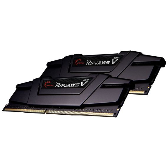 Модуль пам'яті для комп'ютера DDR4 16GB (2x8GB) 4400 MHz RipjawsV Black G.Skill (F4-4400C18D-16GVKC) | Зображення 1