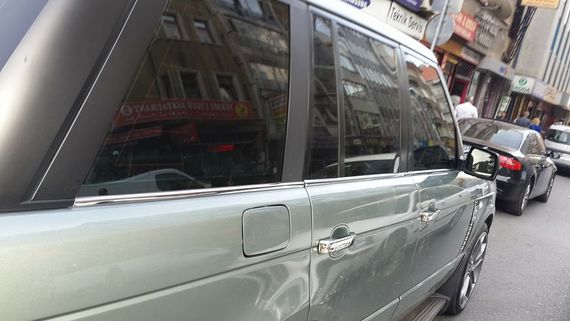 Накладки на ручки (4 шт, нерж) для Range Rover III L322 2002-2012рр | Зображення 3