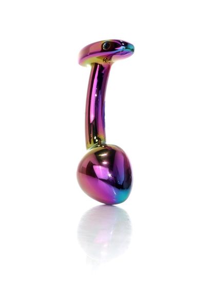 Анальна пробка - Jewellery Multicolour Curved Plug M Sex Aura