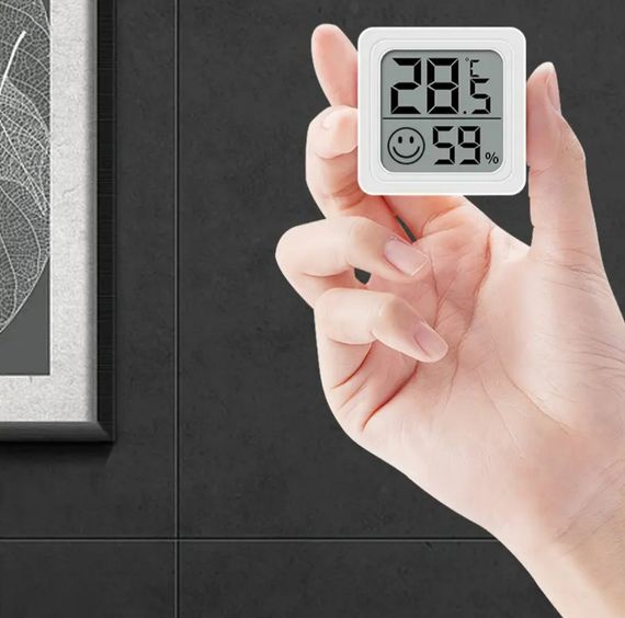 Міні РК-цифровий термометр і гігрометр — портативний вимірювач температури та вологості для дому та вулиці | Зображення 2