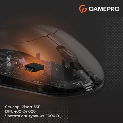 Мышка GamePro Genesis Avenger Wireless/Bluetooth/USB Black (GM096B) | Зображення 8
