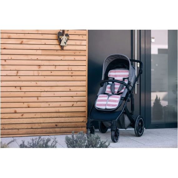 Підкладка для коляски та автокрісла FreeON pink-white | Зображення 1