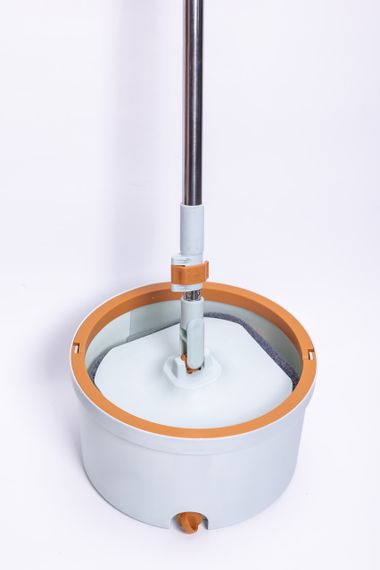 Набор для уборки швабра с отжимом 119 (см) и ведром 7 (л) профессиональная швабра с ведром Голубой HP-35015-45 | Зображення 6