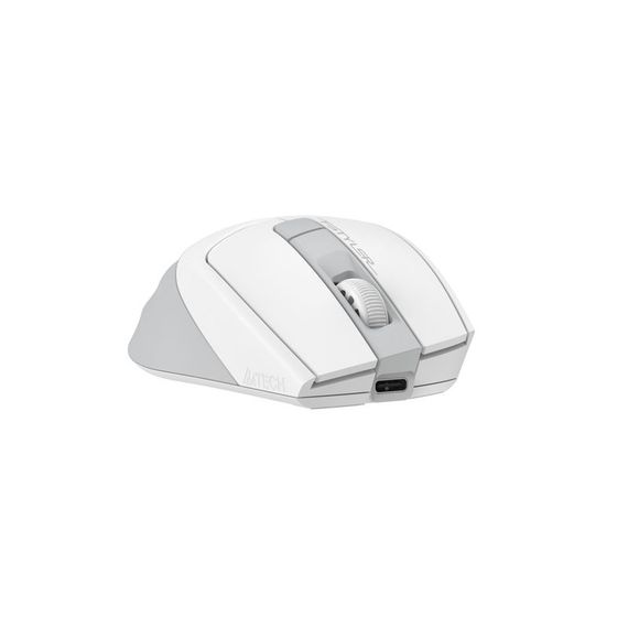 Миша бездротова безшумна A4Tech Fstyler FG35CS Plus (White),  USB, колір білий+сірий | Зображення 8