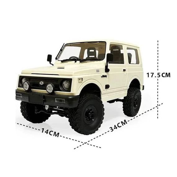 Машинка на радіокеруванні WPL C74 Jimny 1/10 RTR радіокерована модель у зборі (White) | Зображення 3