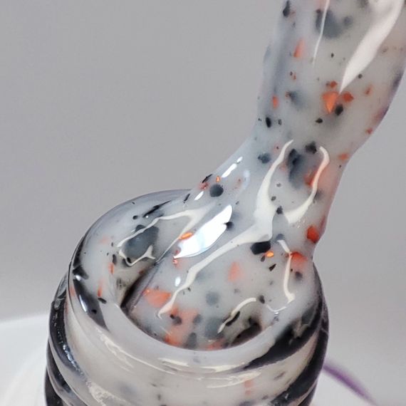 Crystal base Mi #3 (молочная база с красной и черной поталью) 8мл | Зображення 4