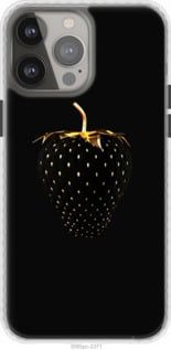 Чохол на iPhone 13 Pro Max Чорна полуниця "3585pm-2371-24368"