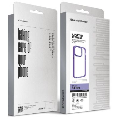 Чехол для мобильного телефона Armorstandart UNIT2 Apple iPhone 14 Pro Lavander (ARM69949) | Зображення 4