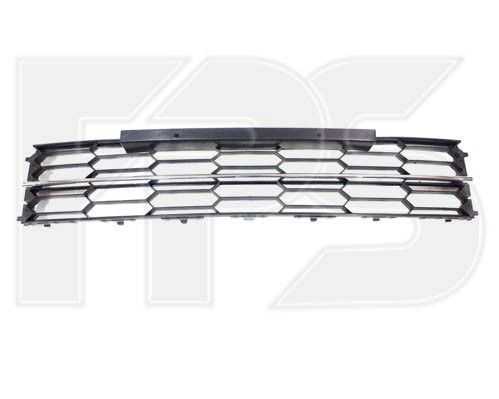 Решетка бампера средняя Skoda Superb 3T '13-15 (FPS)