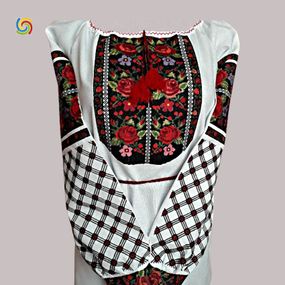 Рубашка Украинская вышиванка  444290610 цвет белый размер XL/XXL