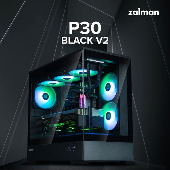 Корпус Zalman P30 Black V2 P30BLACKV2 | Зображення 1