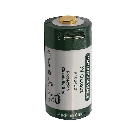 Акумулятор KEEPPOWER RCR123A 3,0В 1000 mAh с micro USB