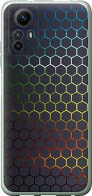 Чехол на Xiaomi Redmi Note 12S Переливающиеся соты "498u-3065-17620"