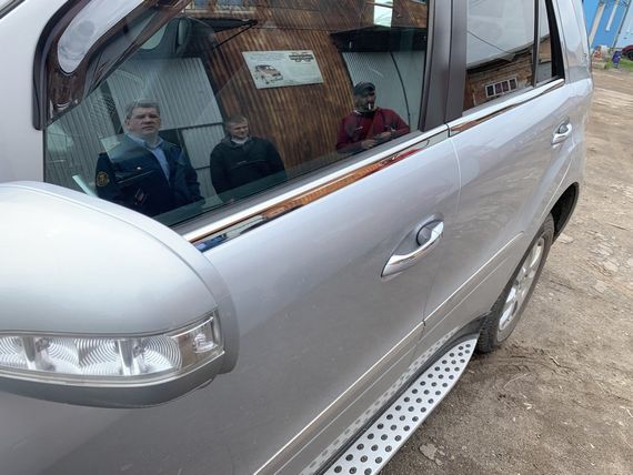 Наружняя окантовка стекол (4 шт, нерж) OmsaLine - Итальянская нержавейка для Mercedes ML W164 | Зображення 1