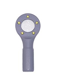 Лупа 98177 з підсвічуванням 5 LED лампочок D=25мм, Ціна за 1 шт (8752342340116) Сірий