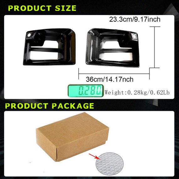Накладки на передній бампер Flap Карбон V2 (для G87) для BMW 2 серія G42 2021- рр | Зображення 4