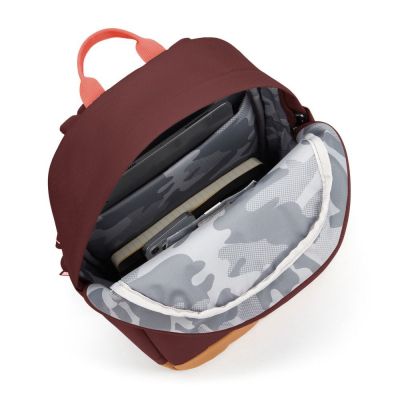 Рюкзак туристический Pacsafe Go 15L бургунді (35110345) | Зображення 9