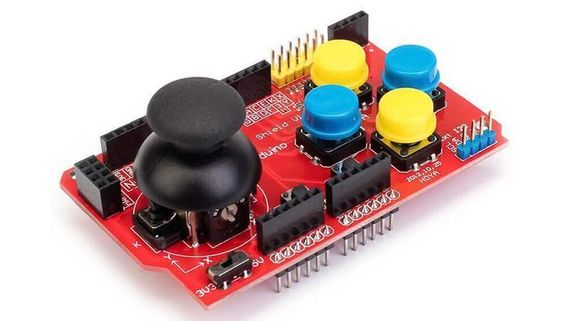 Джойстик для Arduino Funduino Joystick Shield | Зображення 1