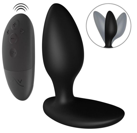 Анальна смарт-вібропробка We-Vibe Ditto+ Satin Black з пультом ДК Sex Aura