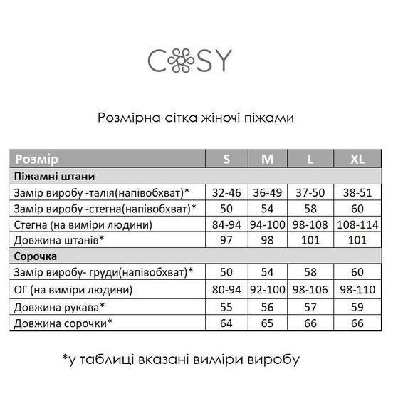 Жіноча Муслінова піжама, Серця на сірому | Зображення 2