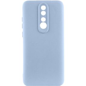 Чохол TPU GETMAN Liquid Silk Full Camera для Xiaomi Redmi 8 Блакитний / Lilac Blue