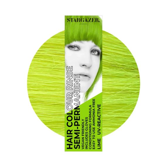 Краска для волос Лайм Stargazer Semi-permanent hair colour Lime 70 мл