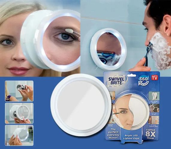 Дзеркало з підсвічуванням для макіяжу SWIVEL BRITE | Зображення 2