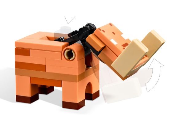 Конструктор LEGO Minecraft Засідка біля порталу в Нижній світ (21255) | Зображення 6