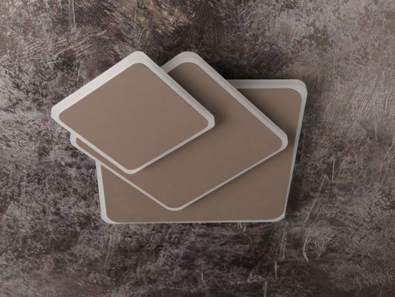 Сучасний креативний світильник стельовий LED для кухні ванної офісу 25468 Коричневий 7х25х40 см. | Зображення 4