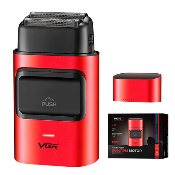 Шейвер VGR V-307 аккумуляторный / Триммер для лица / Мужская электробритва с USB | Зображення 4
